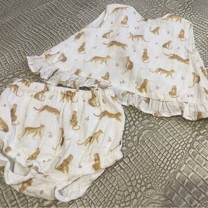 Angel Dear muslin fabric, super soft cheerah pattern